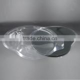 Custom clear pvc plastic vacuum forming blister tray cosmetics packaging disposable cosmetic tray