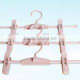Wholesale Stock Small Order Rotatable With Clip Plastic Clothes Hanger thumbnail-5