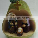 Polyresin 3d Baby Jesus Birth Craft Holy Family Figurines thumbnail-4