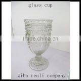 Home Party Beer Wine Mug Clear Glass Decorative Glass Cup thumbnail-1