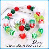 Small Colorful Balls Green Girls' Bowknot Christmas Charm Ornament Bracelet thumbnail-5