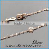 Trending Simple Rose Gold 316L Surgicial Stainless Steel Chain Anklet thumbnail-3