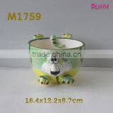 Custom Printing Ceramic Animal Bowl Wholesale thumbnail-1