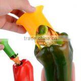 Wholesale Cheap Plastic Pepper Corer Chili Pepper Corer Vegetable Tools thumbnail-4