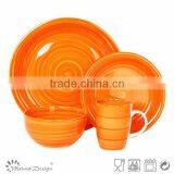 Cheap Handpainting 16pcs Ceramic Dinnerware Set thumbnail-3