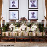 C6616 Luxury French Rococo Style White Stuy Room Bookcase/ Palace Fancy Wood Carved Display Cabinet/ Antique Book Cabinet thumbnail-6