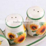 New Design Hot Selling Cruet Set With Napkin Holder Ceramic Set thumbnail-3