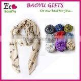 2015 New Fashion 9 Color Animal Print Scarf Cotton Women Scarves thumbnail-1