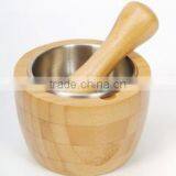 Bamboo Mortar & Pestel #30031 thumbnail-1