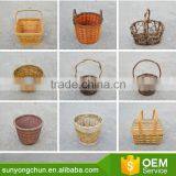Wholesale Cheap Handmade Natural Weaving Plastic Wicker Basket