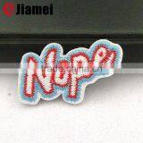 Embroidered Numbers Letter Design Iron on Embroidery Patches Label thumbnail-1