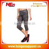 Hongen Apparel Popular Leopard Stripe Patten Women Yoga Pant thumbnail-1