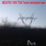 MEGATRO 110KV TD48 Tension Transmission Tower thumbnail-3