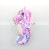 Light Colorful New Design Playing Sea Horse Plush Toy With Sand thumbnail-5