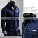 MOQ 5PCS Hot Style Latest Fashion Designs Shirt for Man Slim Fit Casual Man Shirt thumbnail-5