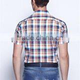 Egyptian Cotton Plaid Men Shirt SHL100 thumbnail-3
