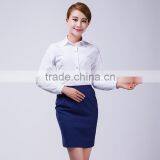 Custom Cotton Skirt And Flight Attendant Shirts thumbnail-2