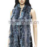 CX-S-69 Women Fashion Winter Scarf 2017 Turkey Fur Scarf Factory China thumbnail-2