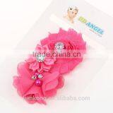 Organza Ribbon Flower Headband,headband Flower,flower Headband for Kids thumbnail-5