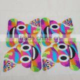 Lovely Cartoon Design Hologram Rhinestone Diamond Gem Crystal Sticker In Foot Grade thumbnail-3
