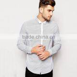 100% Cotton Business Mens Shirts With New Stylish OEM Long Sleeve Shirts for Men thumbnail-1