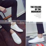 Elastic Band Man's Slip-on Breathable Casual Canvas Shoes thumbnail-6