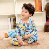 2017 Spring Children Korea Style Cotton Sleepwear Wholesale Cartoon Printing Kids Nightwear Summer thumbnail-2