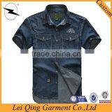 Top Quality Denim Short Sleeve Custom Mechanic Shirts thumbnail-1