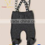 Newborn Grey Wool Baby Knit Leggings Pants thumbnail-2