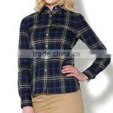 Custom Wholesale Mens Checked Shirts Long Sleeve Flannel Shirts thumbnail-1