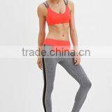 Mesh splicing stretch leggings