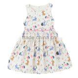ShiJ Teenage Girls Clothing Sweet Sleeveless Print Kids Dress thumbnail-2