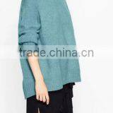 EY0871S Europe Style 2016 Women Fashion Loose Knit Pullover Sweaters thumbnail-1