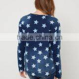 Custom Women All Over Printed Long Sleeve Sport Camo Thin Sweatshirts thumbnail-3