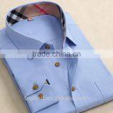 Wholesale OEM Supply High Fashion Colorful 100% Cotton Special Collar Oxford Shirt for Man thumbnail-1
