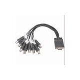 HDB 15-pin Male to BNC Female 8-Pin Wire, Available in Black and Beige Color thumbnail-1