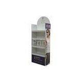 Paper Corrugated Board Merchandise Display Floor Stand Rack Glossy Lamination Printing thumbnail-1