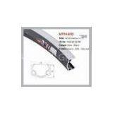 Black, Silver Aluminum Bicycle Wheel Ground, CNC, Side Wall Finish MT19-01D thumbnail-1