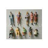 Scale 1:50 Mixed Painted Model Train Park Street Passenger People Figures