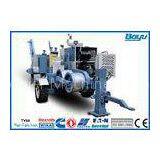 60kN 6 Ton 220kv Overhead Transmission Line Stringing Equipment With Cummins Diesel Engine