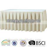 Polyester Table Skirting Wedding Table Skirt Cover Table Skirt for Banquet Polyester Table Skirt Satin Table Skirting