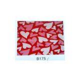 POLYESTER HEART DESIGN POLAR FLEECE BLANKET