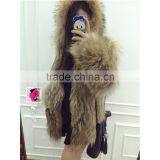 SJ117-01 Europe Fashion Magazine Winter Women Coat Fur Coat 2016 thumbnail-1