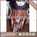 Sleeveless Sublimation White Poly T-shirt thumbnail-1