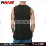 Men's Basic Cotton Gym Muscle Singlet Tank Top thumbnail-4