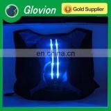 Новый поступление. Рюкзак из холста с мигающим светодиодным подсветкой. Мигающий рюкзак. Рюкзак с мигающим светодиодным подсветкой для мотоциклистов