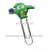 soft pvc 3d cartoon character bookmark/rubber book marks for book