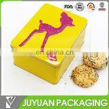 Aluminum Tin Novelty Cookie Jar Tin Cookie Box thumbnail-1