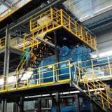 Непрерывная печь для очистки графита