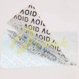 White Partial Transfer Anti-Tamper Security VOID Label Material,destructible Sticker,printed Security Bags thumbnail-1